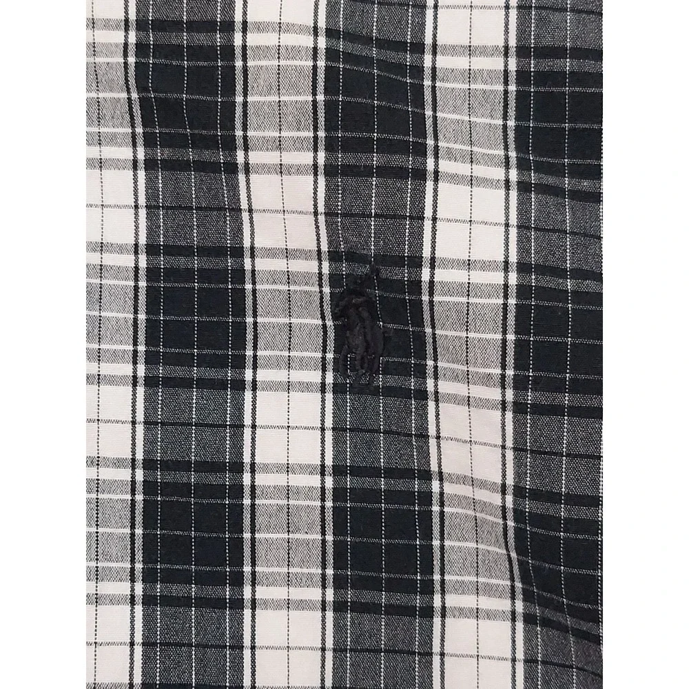 Polo Ralph Lauren Shirt Mens XL Blue Plaid‎ Classic Fit Button Down Long Sleeve